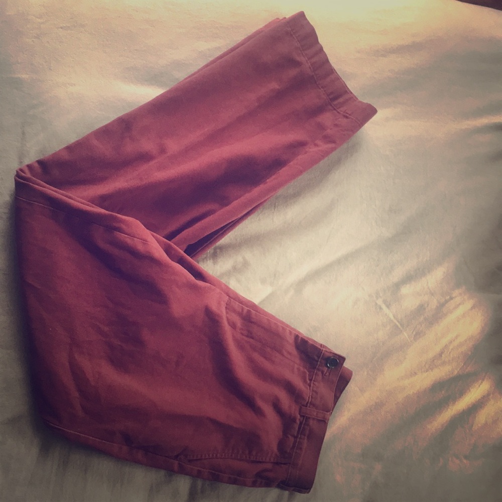 Burgundy Casual Slacks